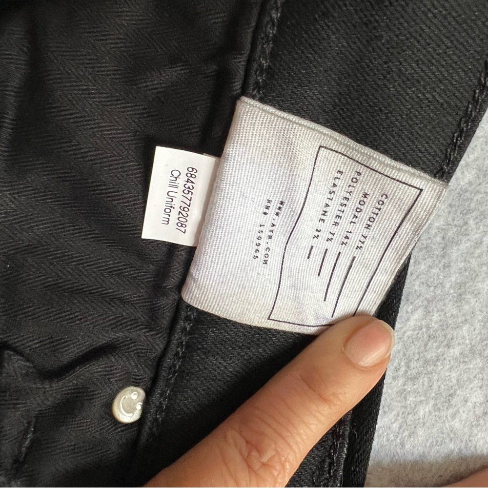 AYR “The Shade” Black Straight Leg Jeans size 27 - Picture 4 of 9